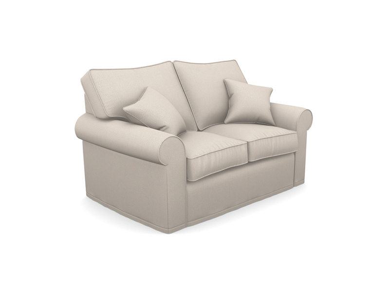 1 Upperton 2.5 Seater Sofa in Two Tone Plain Biscuit